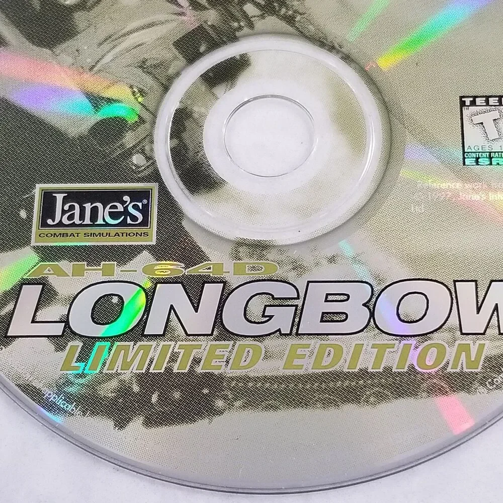 Jane's ah-64d longbow limited edition pc game